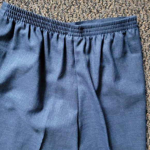 Alfred Dunner Blue Dress Pants 6P Like New Condition - Picture 11 of 12